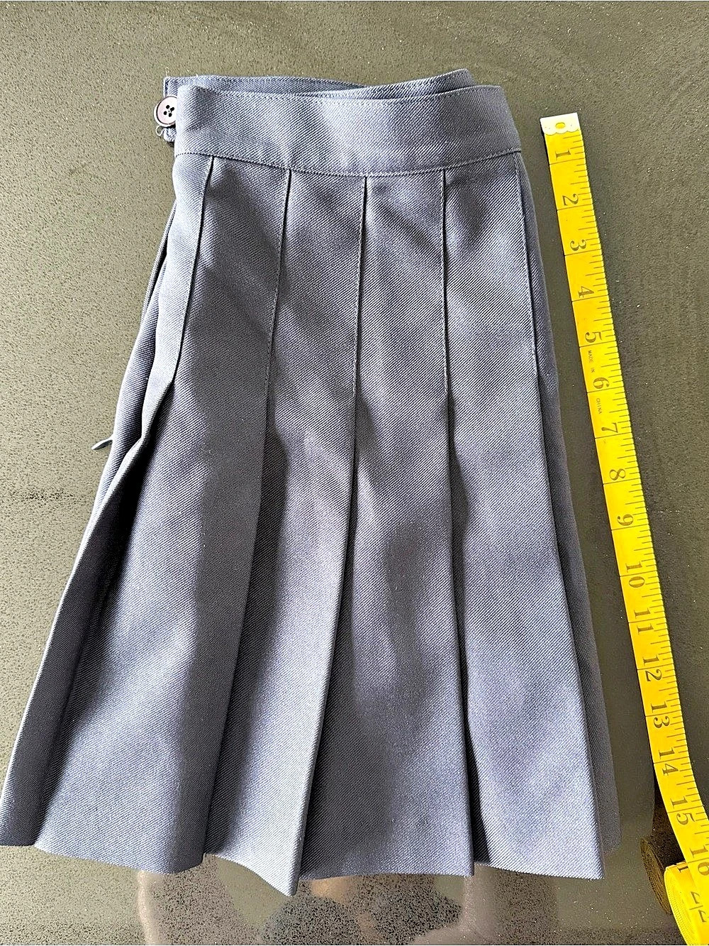 American Apparel Pleated Tennis Skirt Navy Medium - Picture 2 of 4